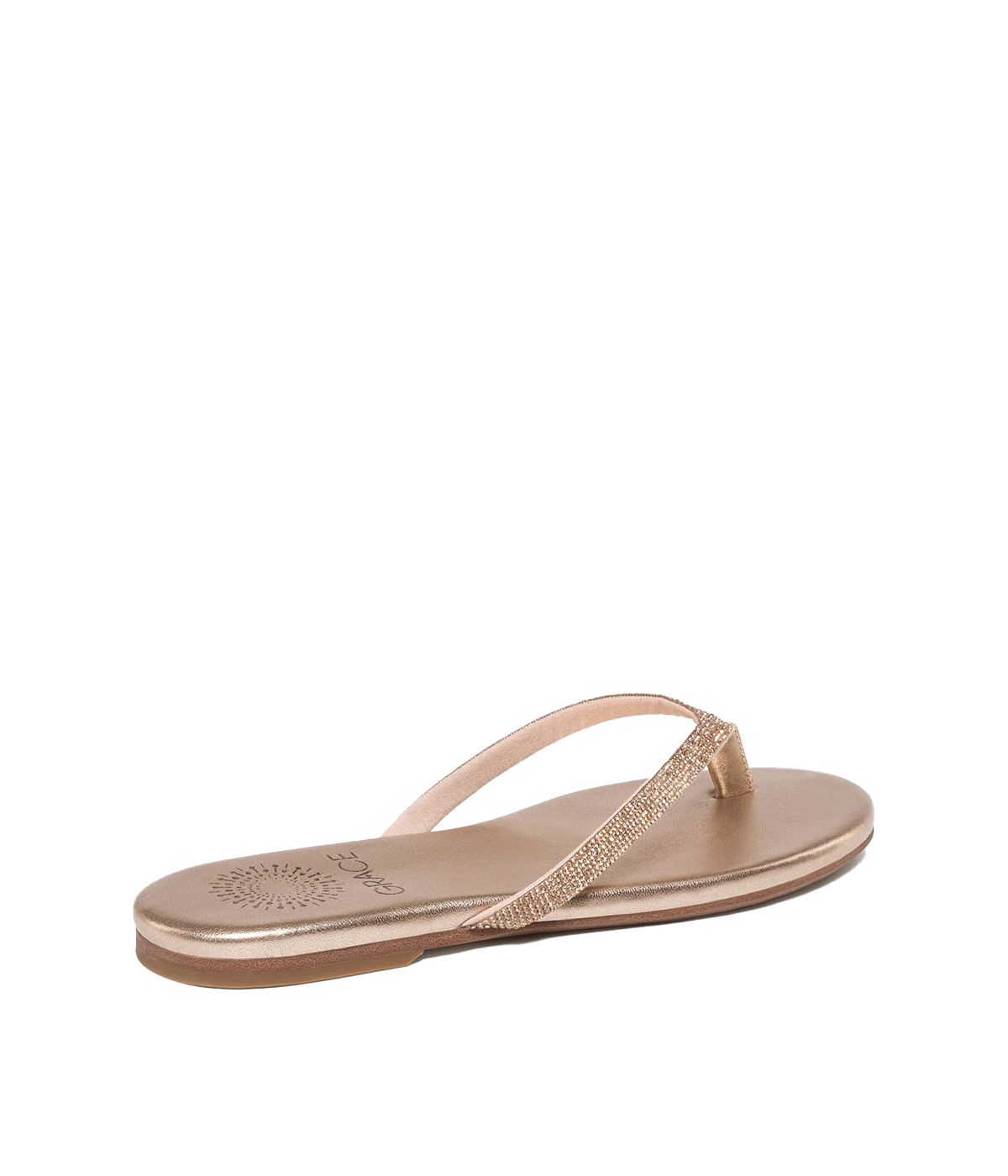 Sunset Sandal in Champagne Crystal