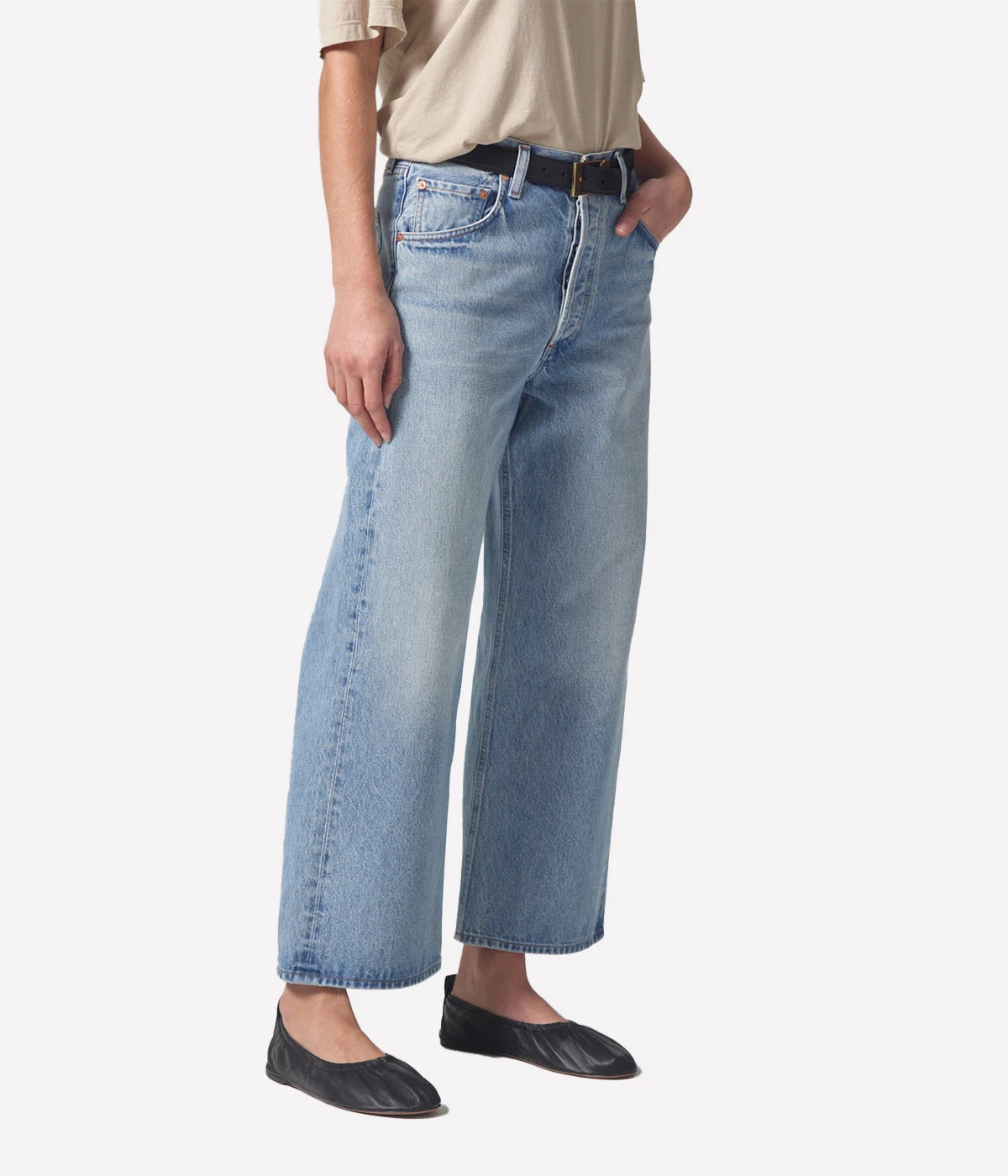 Gaucho Vintage Wide Leg Jean in Misty