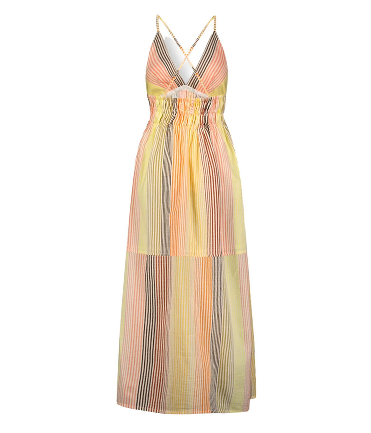 Gete Triangle Dress in Amareash Sunrise