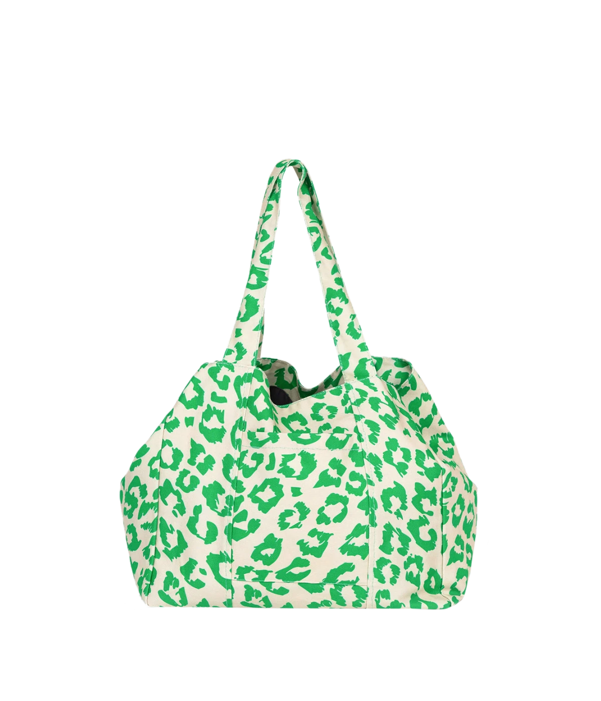 Green Leopard Tote Bag