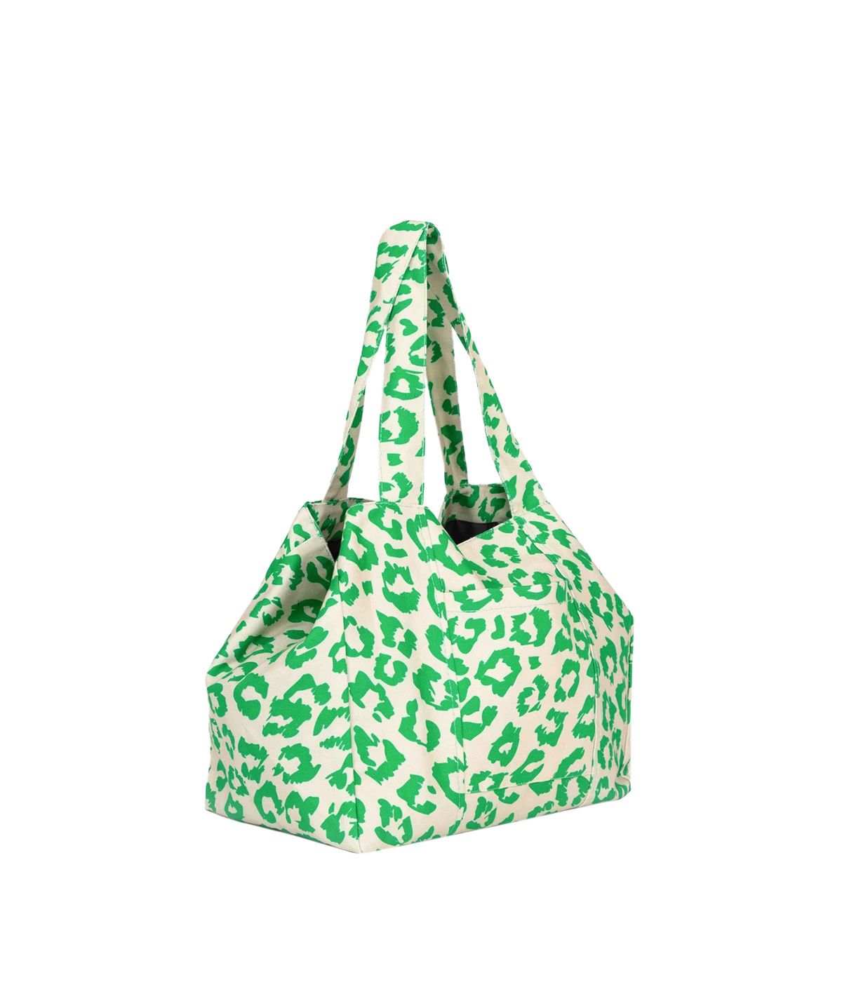 Green Leopard Tote Bag