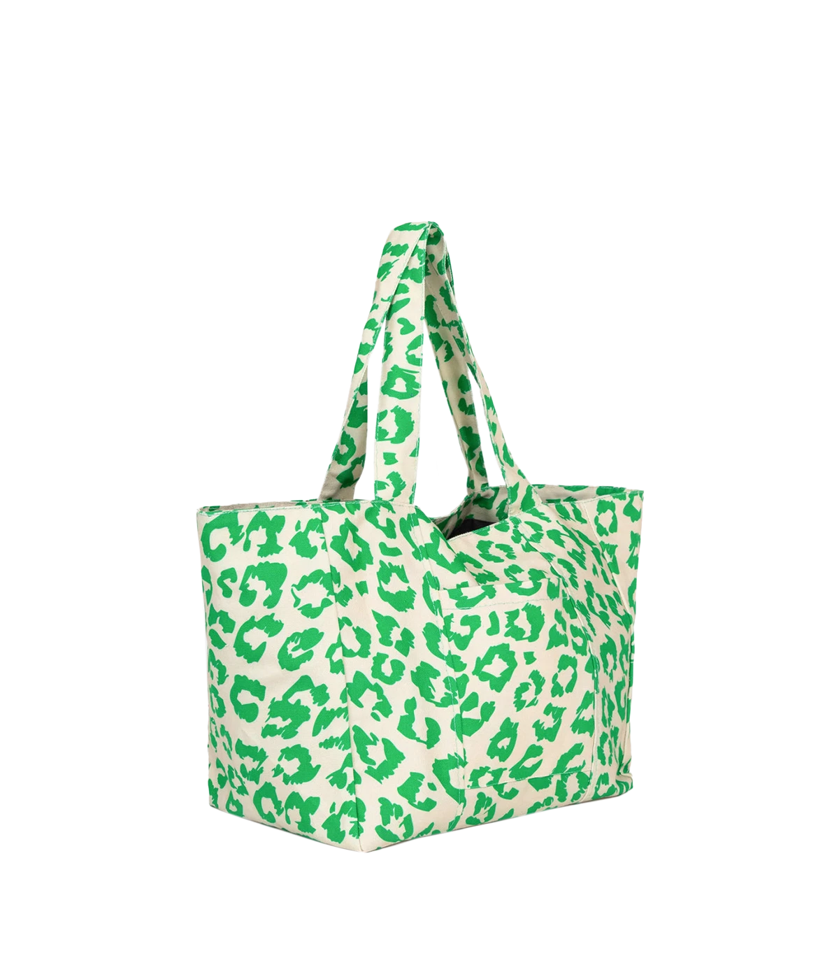 Green Leopard Tote Bag