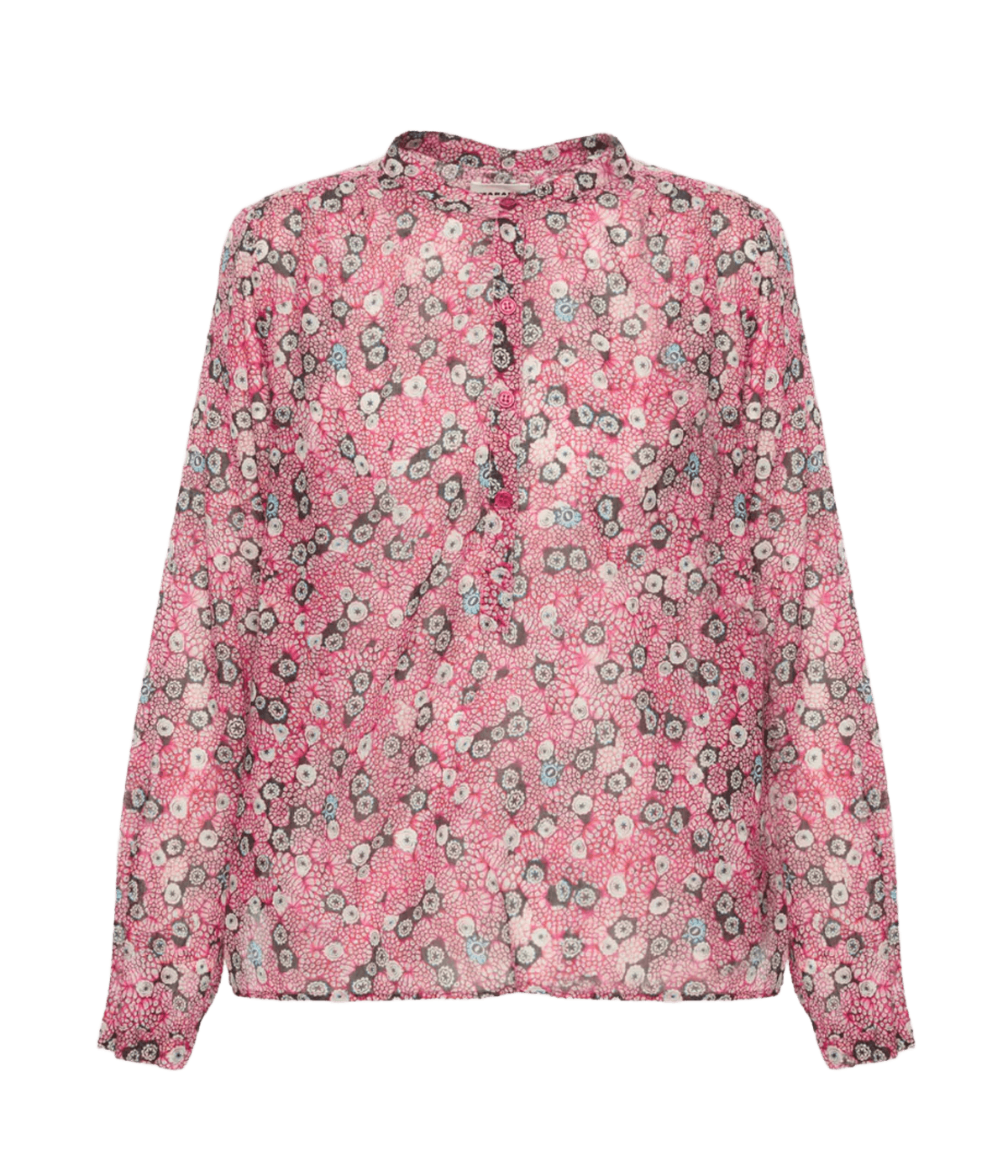 Maria Blouse in Raspberry Black