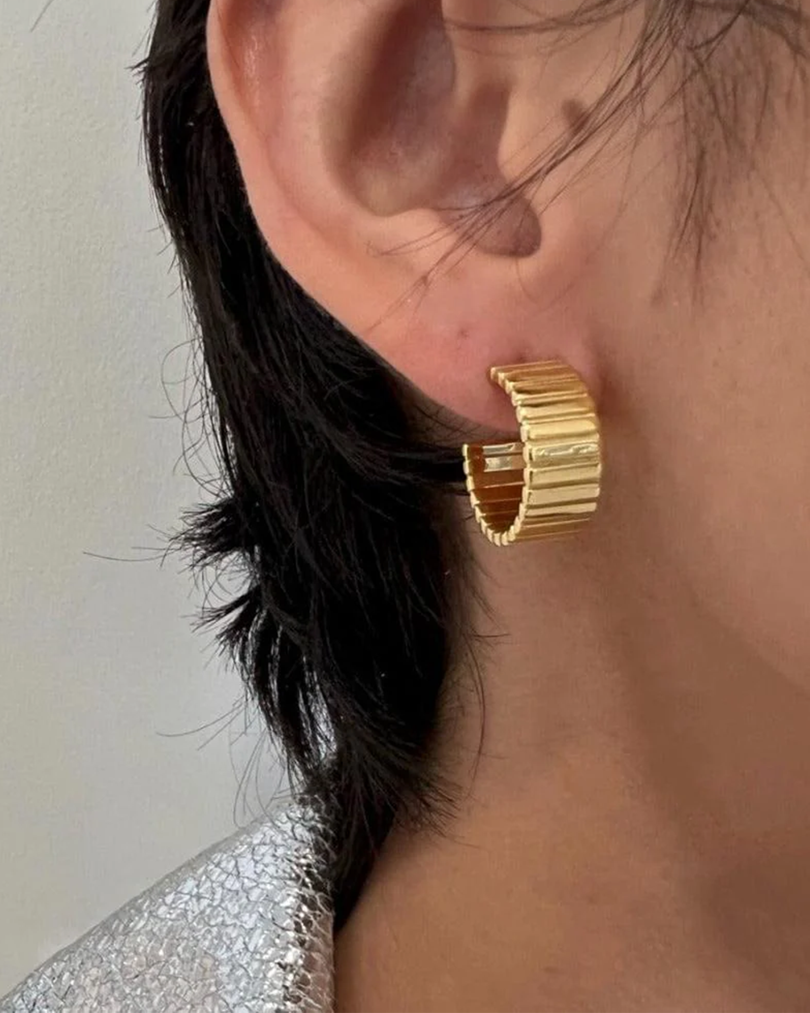 Odessa 3/4 Hoops in Gold