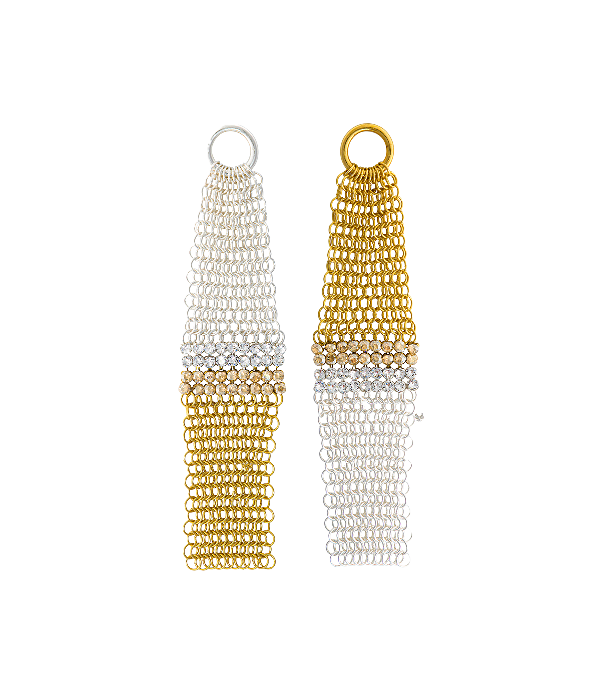 Jeanne Earrings in Gold Silver