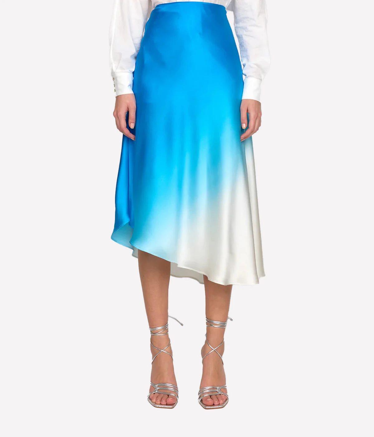 Josie Skirt in Blue Dip Dye