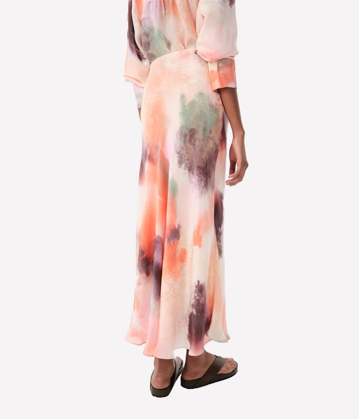 Jufre Ellen Long Skirt in Wild Rose