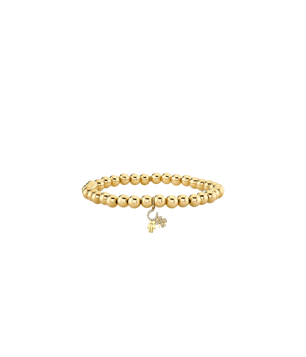 Luck & Protection Bracelet in 14K Yellow Gold