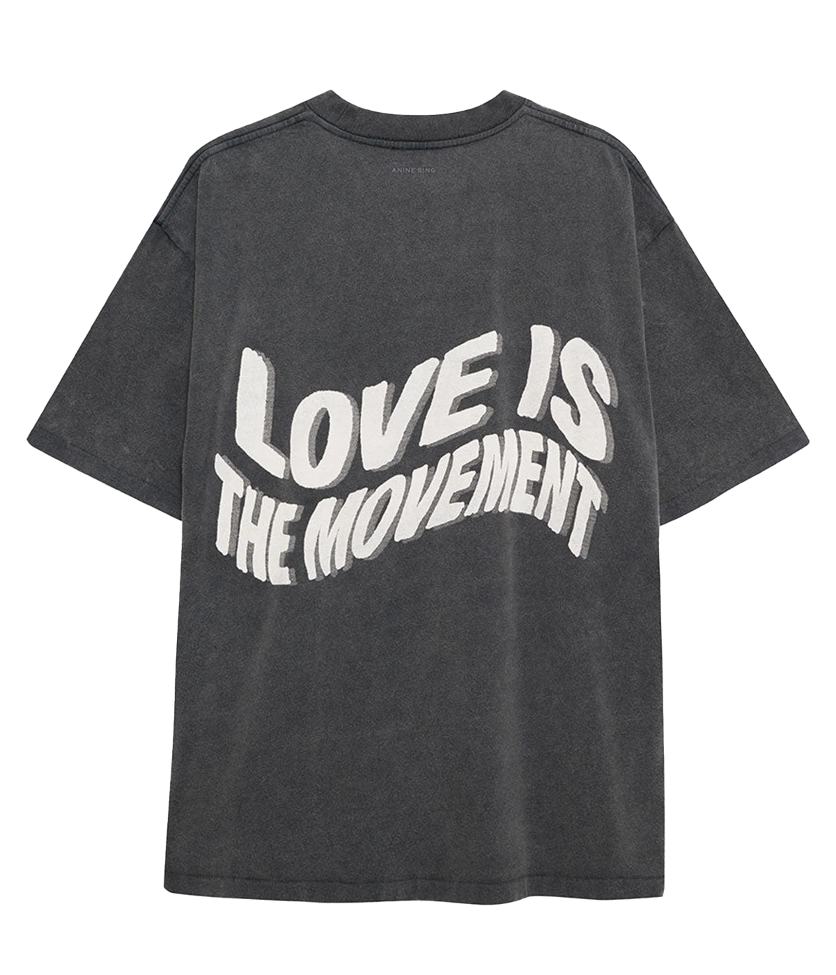 Kent Love Tee in Washed Black