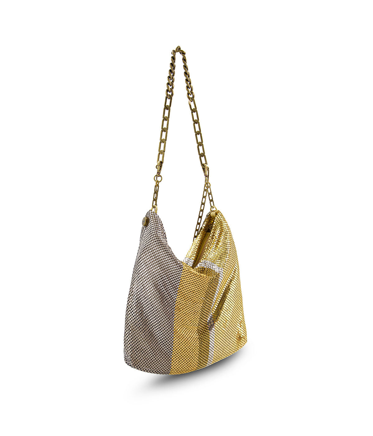 Nicky Party Bag in Dore and Silver