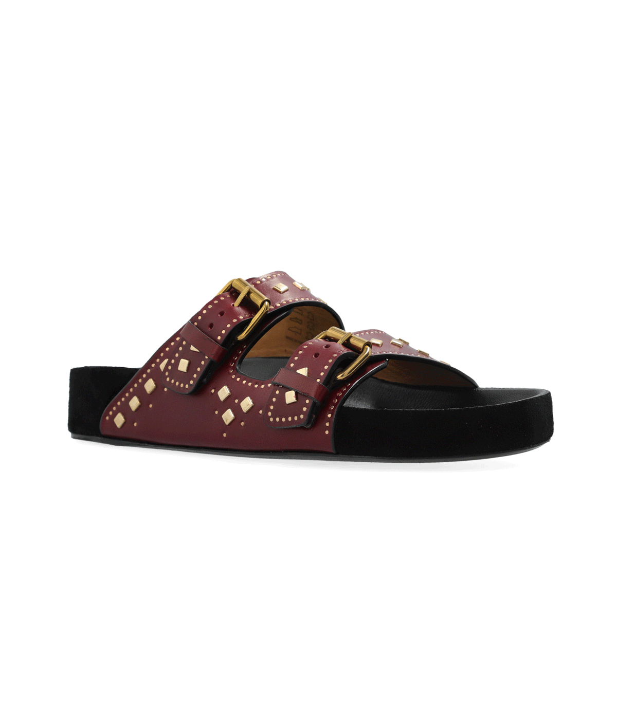 Lennyo Sandal in Burgundy