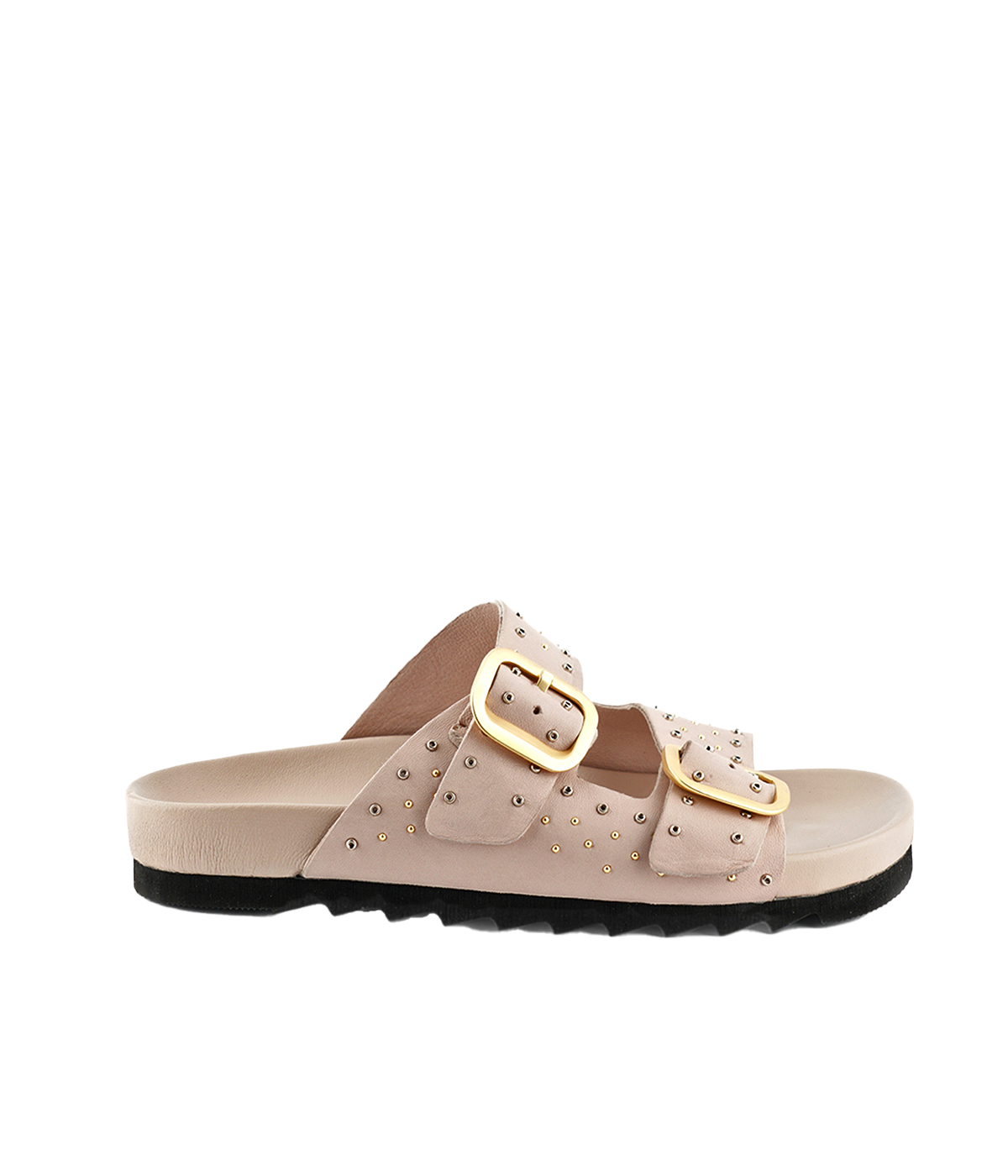 Elevate your footwear collection with the Lexi Sandal in Nappa Cipria, where luxury meets contemporary style. Crafted from soft suede in a delicate Nappa Cipria pink, these sandals are designed to offer both comfort and sophistication, making them a must-have for any fashion-forward individual.

Key Features:
Premium Material: Made from high-quality suede, the Lexi Sandal not only feels great against your skin but also ensures durability and longevity.

Chic Double Buckle Design: The stylish double buckle d