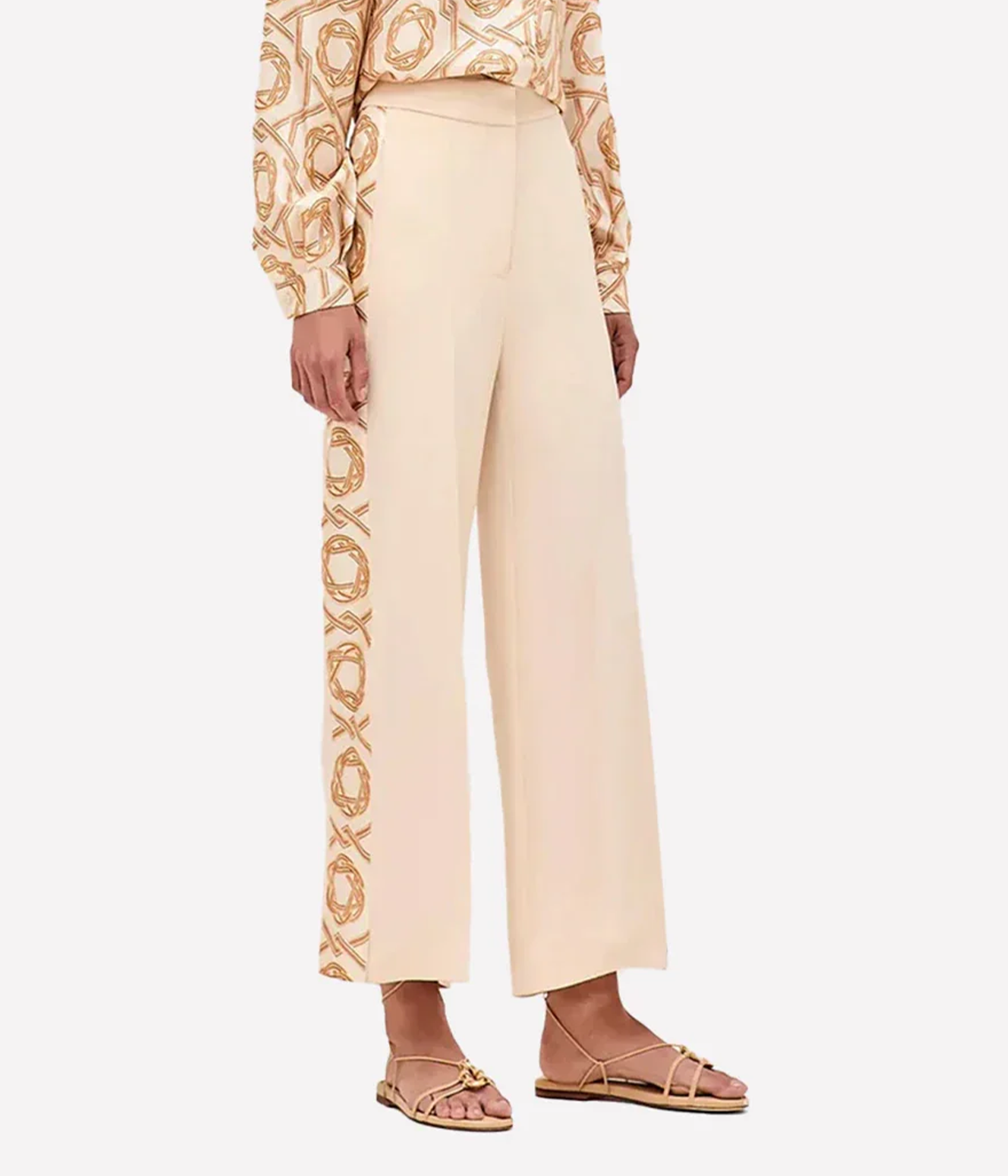 Luzon Pants in Ivory Orange