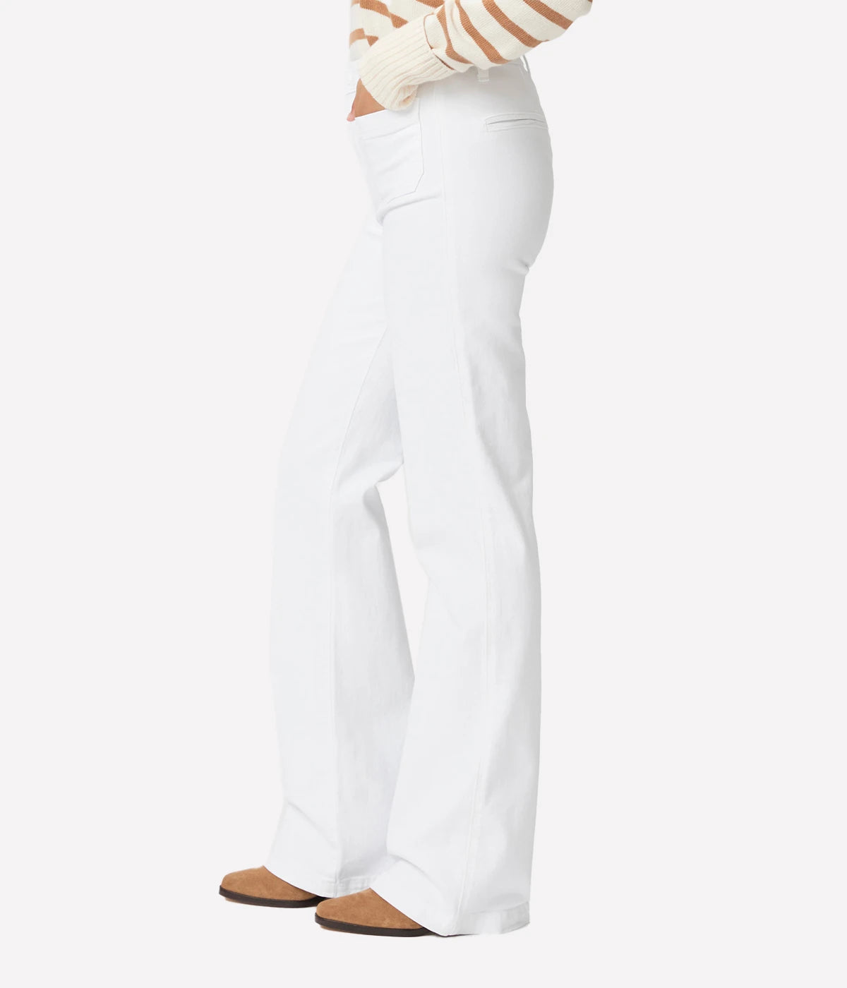 Leenah Patch Pocket Jean in Crisp White