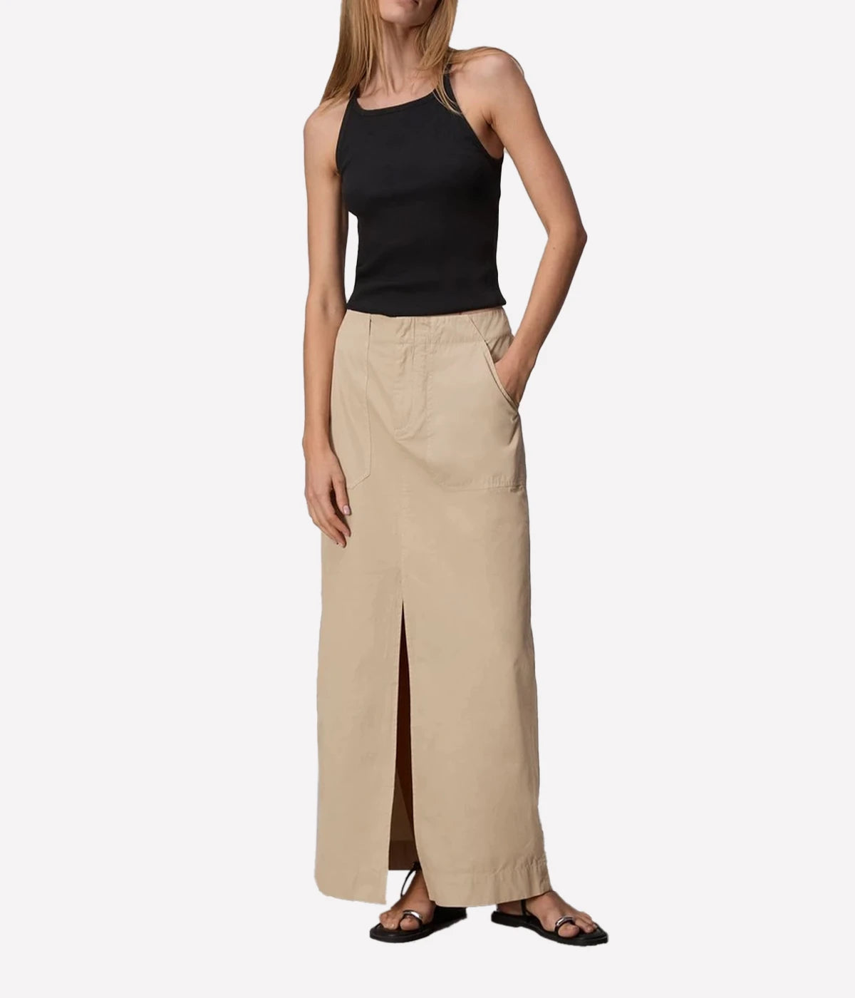 Leyton Skirt in Khaki