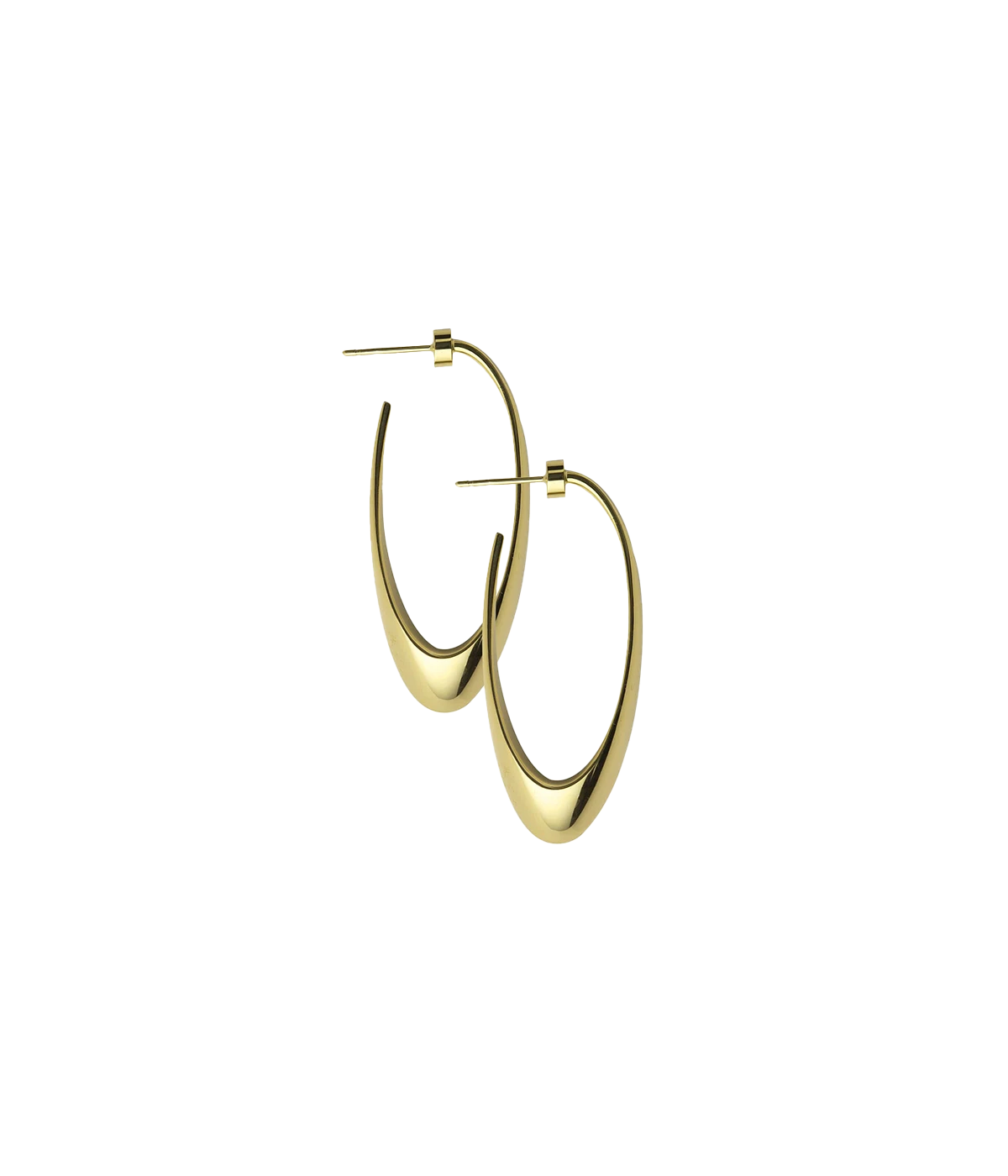 Liliana 2.5 Hoops in Gold Vermeil