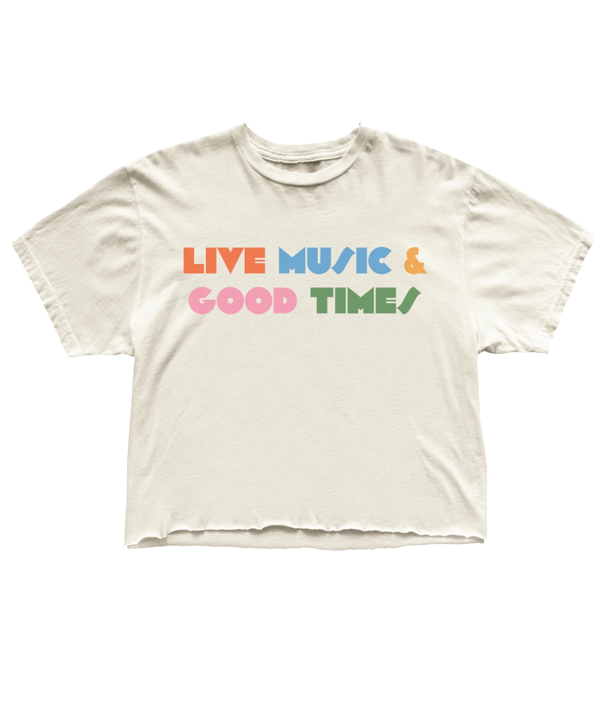 Live Music Good Times Tee in White