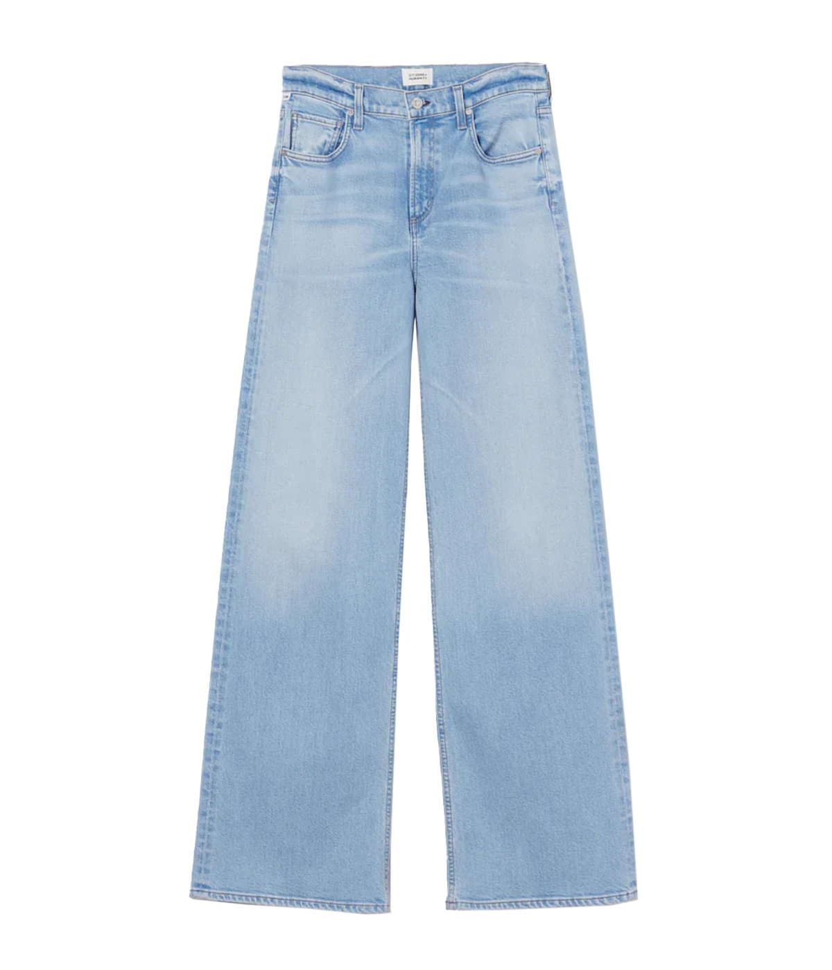 Loli Mid Rise Baggy Jean in Neroli