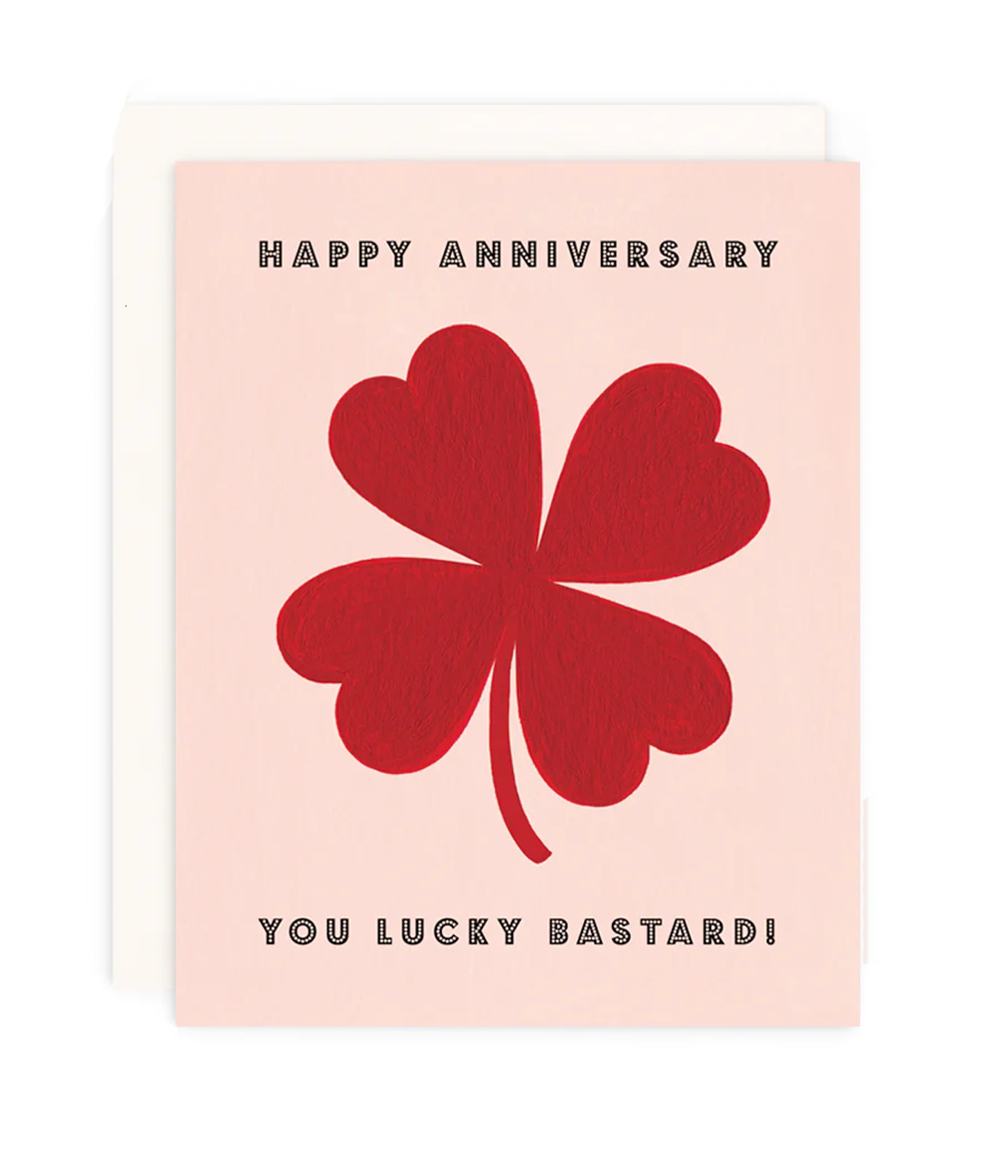 Lucky Bastard Anniversary Card