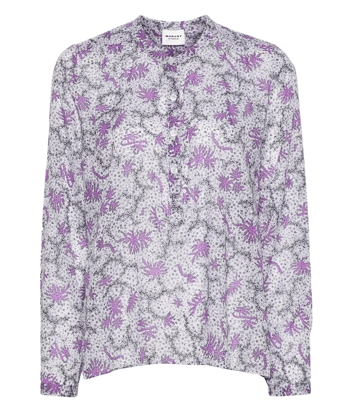 Maria Blouse in Ecru Lilac