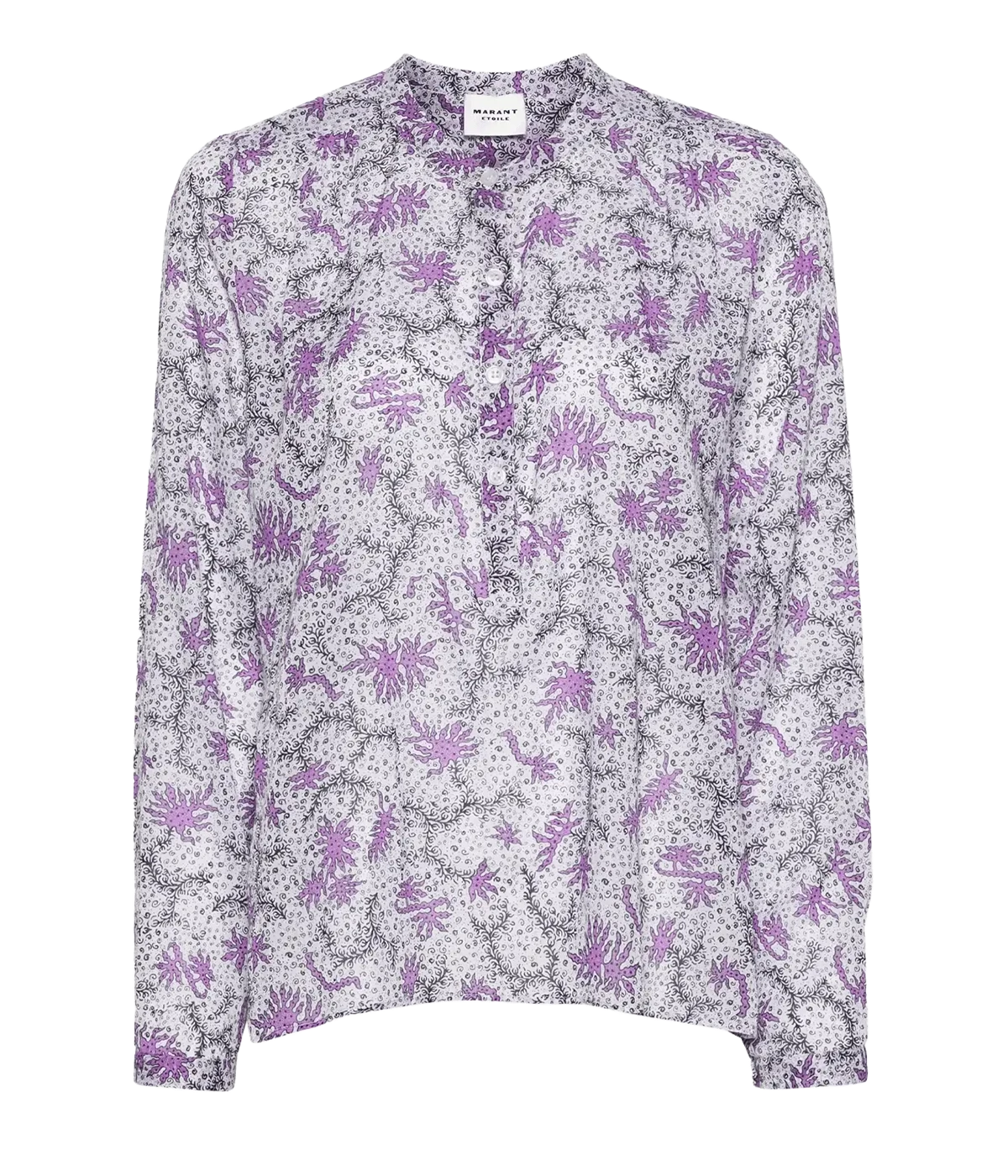 Maria Blouse in Ecru Lilac