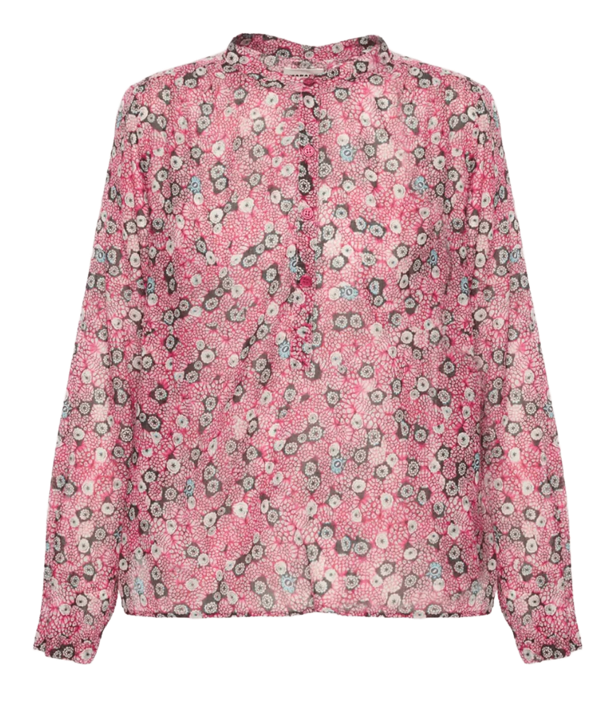 Maria Blouse in Raspberry Black