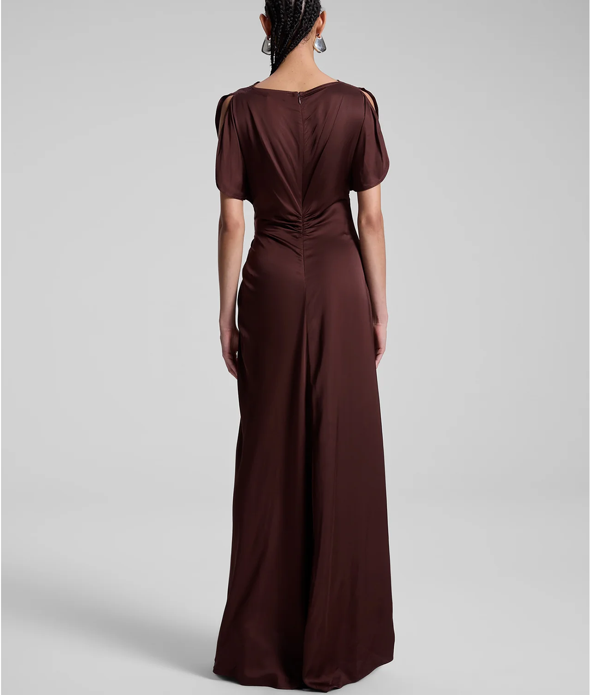 Nadia Gown in Chocolate Plum