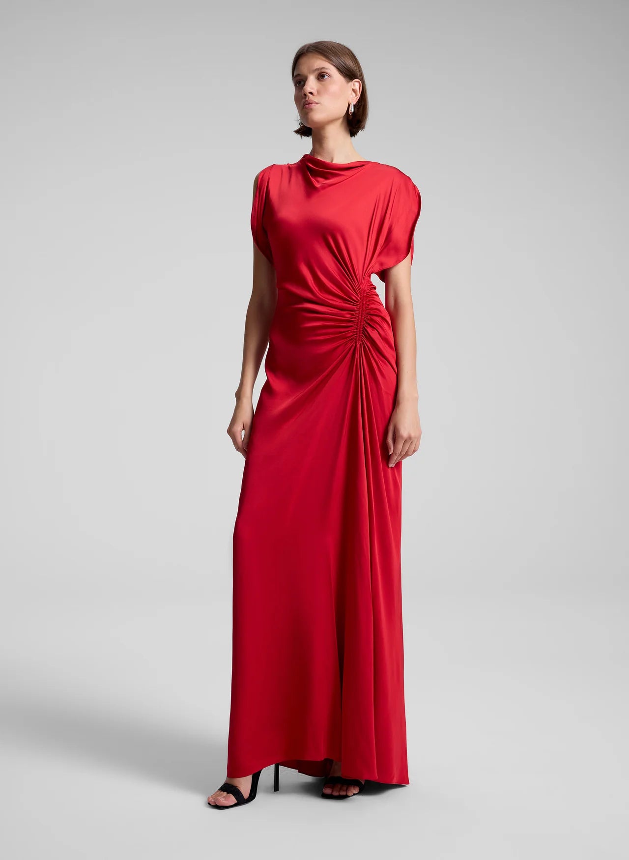 Nadia Gown in Really Red