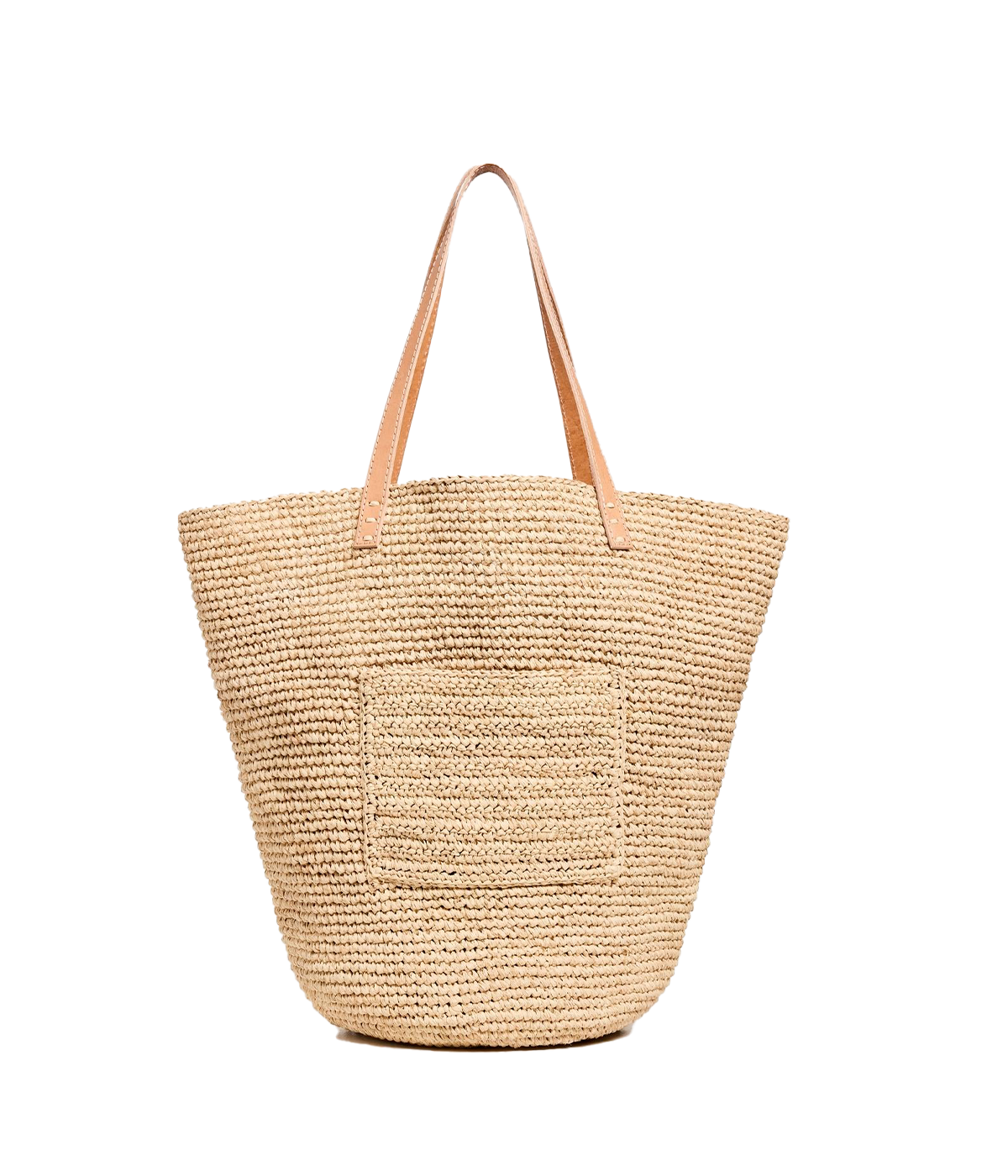 Nat Tote in Natural Solid