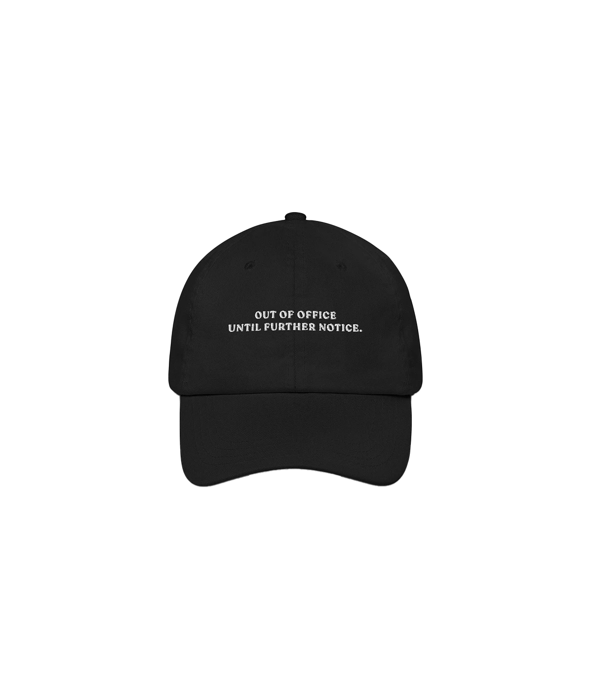 Out of Office Cap in Black