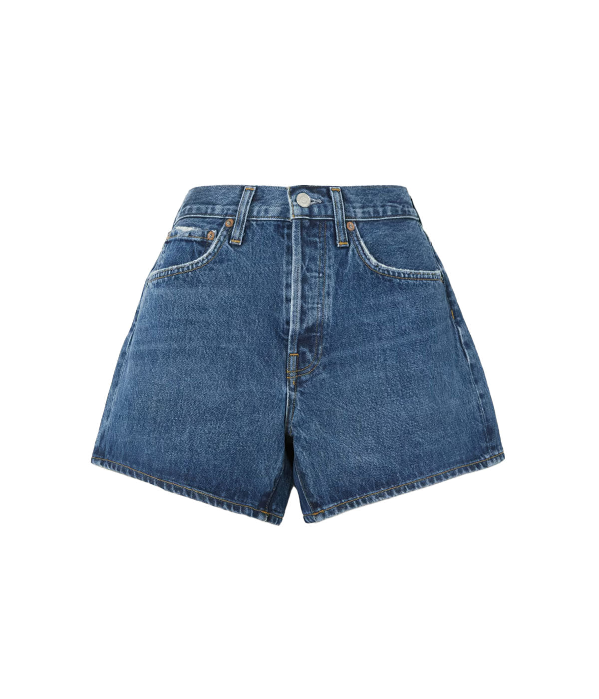 ALT Text: Parker Long Short in Enamour with longer inseam, relaxed high-rise fit, and made from soft Organic Cotton. Perfect for casual and elevated summer outfits.