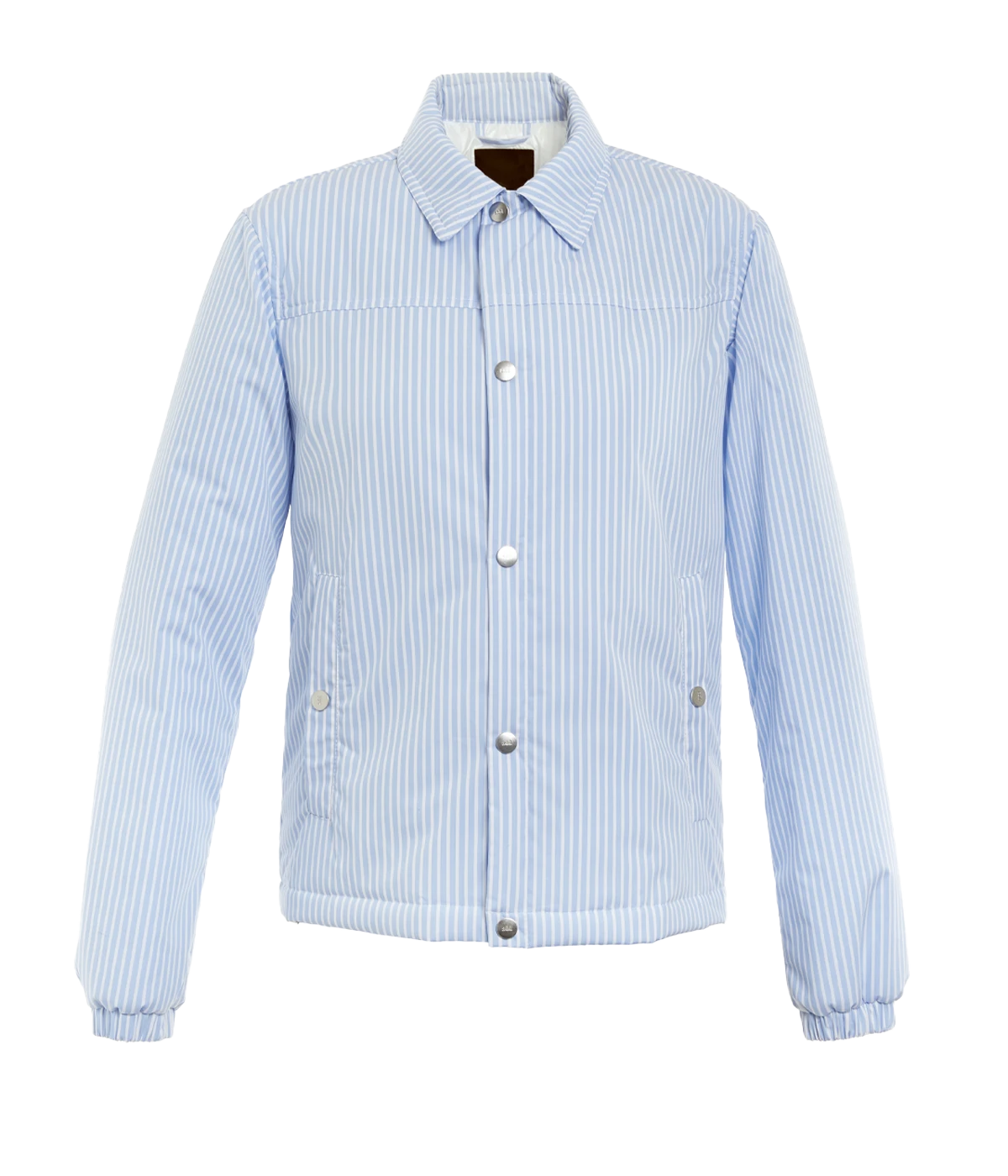 *FINAL SALE* Padded Shirt Jacket in Light Blue