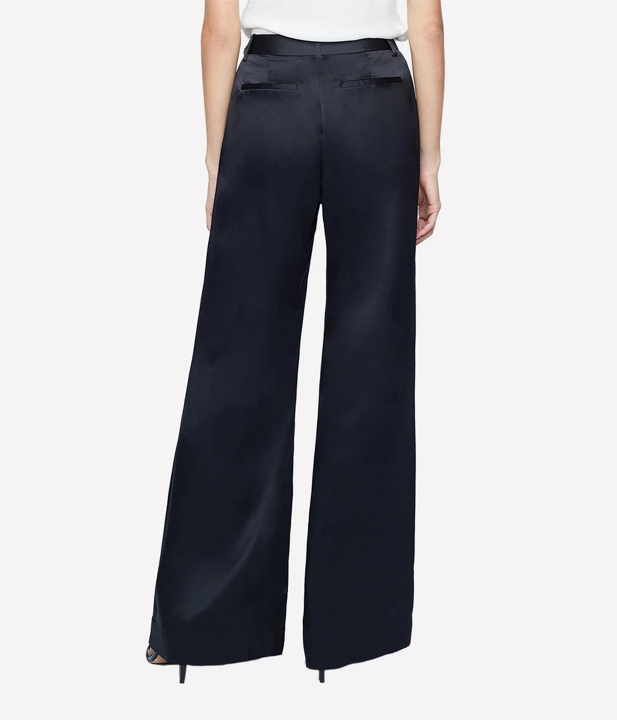 Pilar Wide Leg Pant in Black