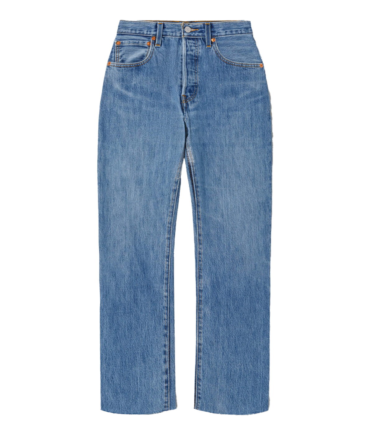 High Rise Stove Pipe Jean in Indigo