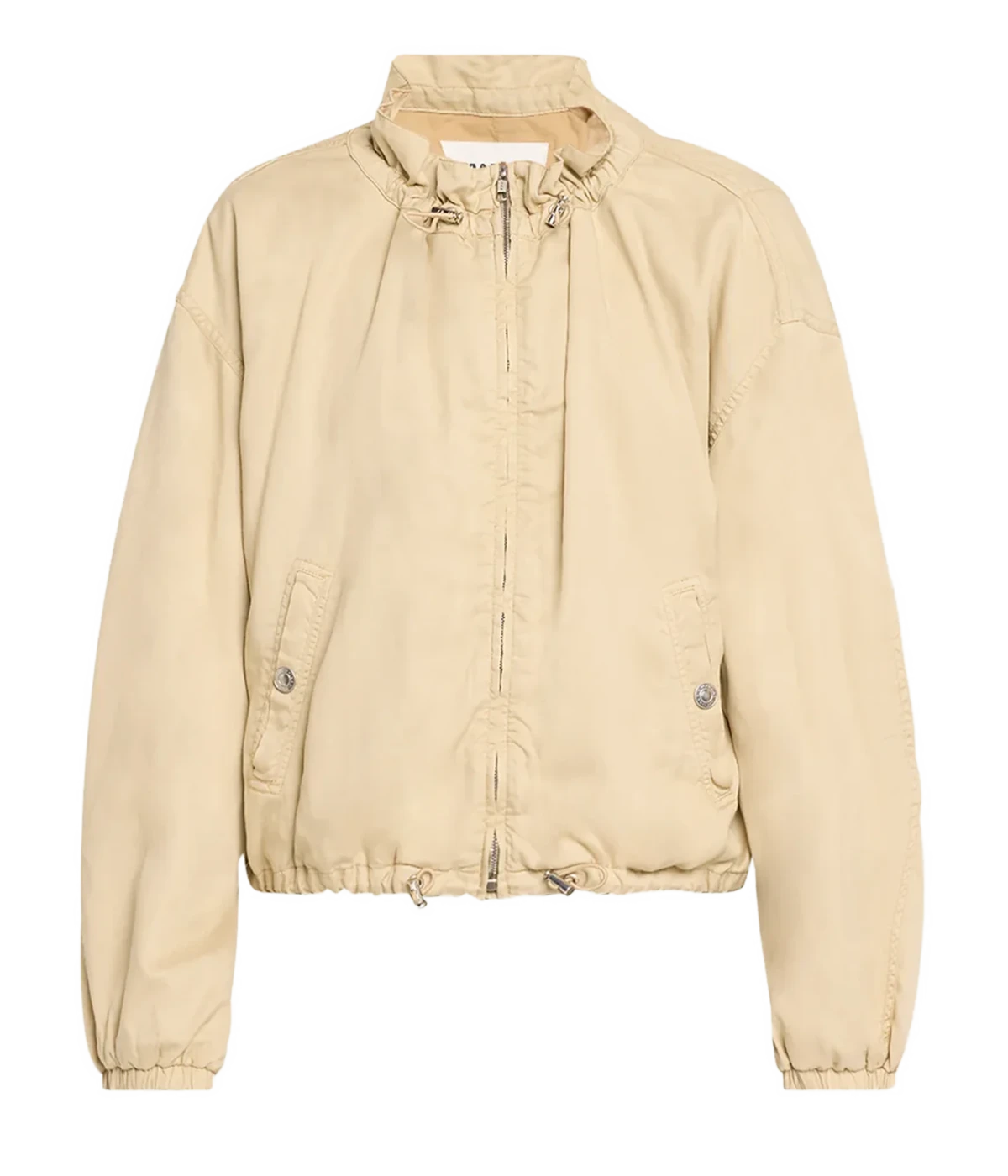 Plume Bomber Jacket in Light Khaki