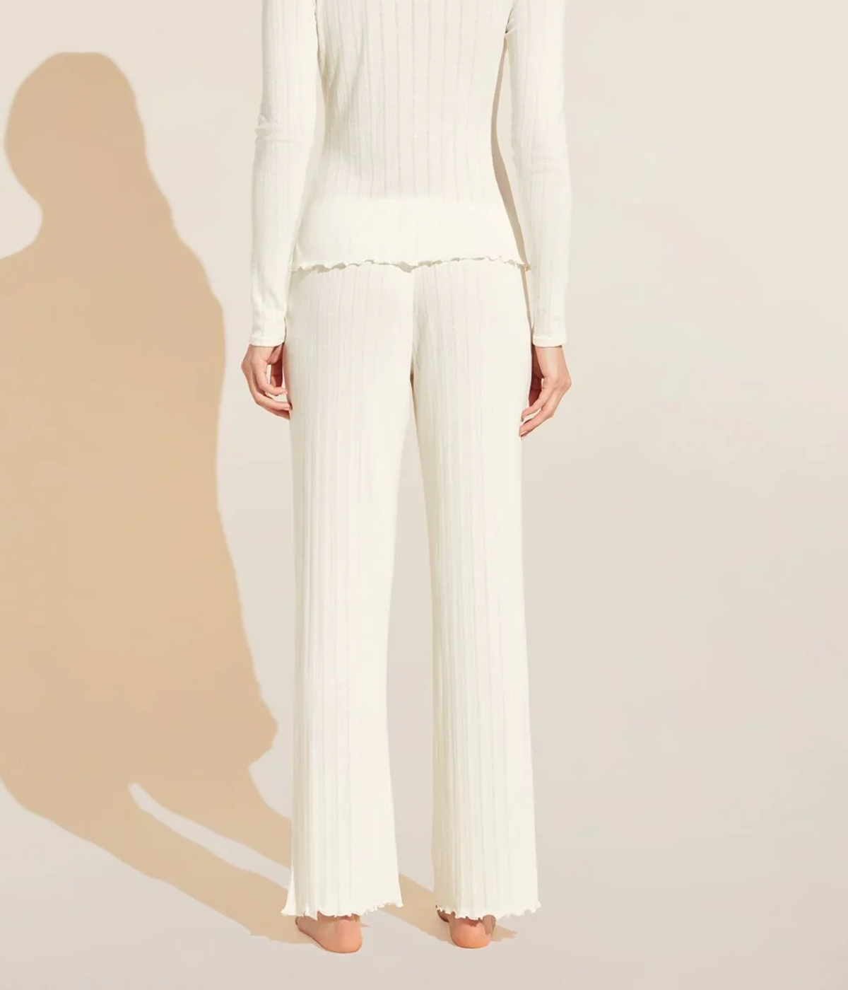 Pointelle Pant in Ivory