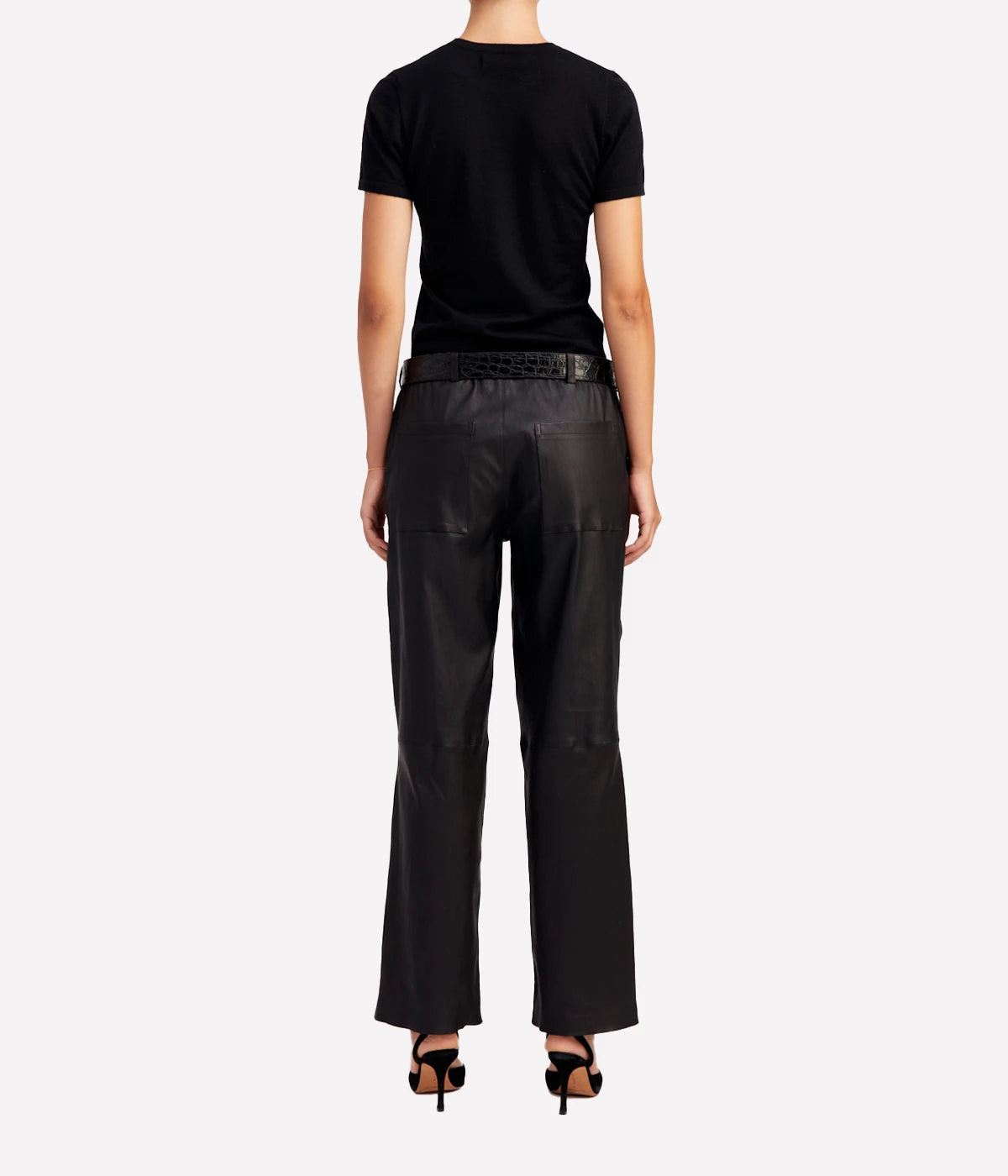 Relaxed Trousers in Black