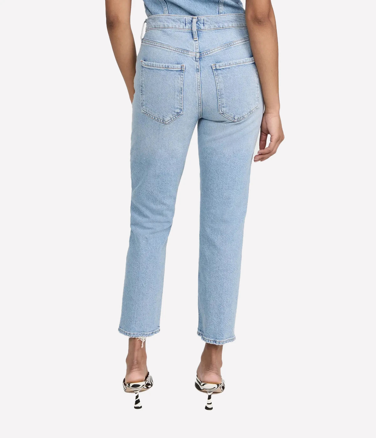 Riley Crop Jean in Dynamic Calexico