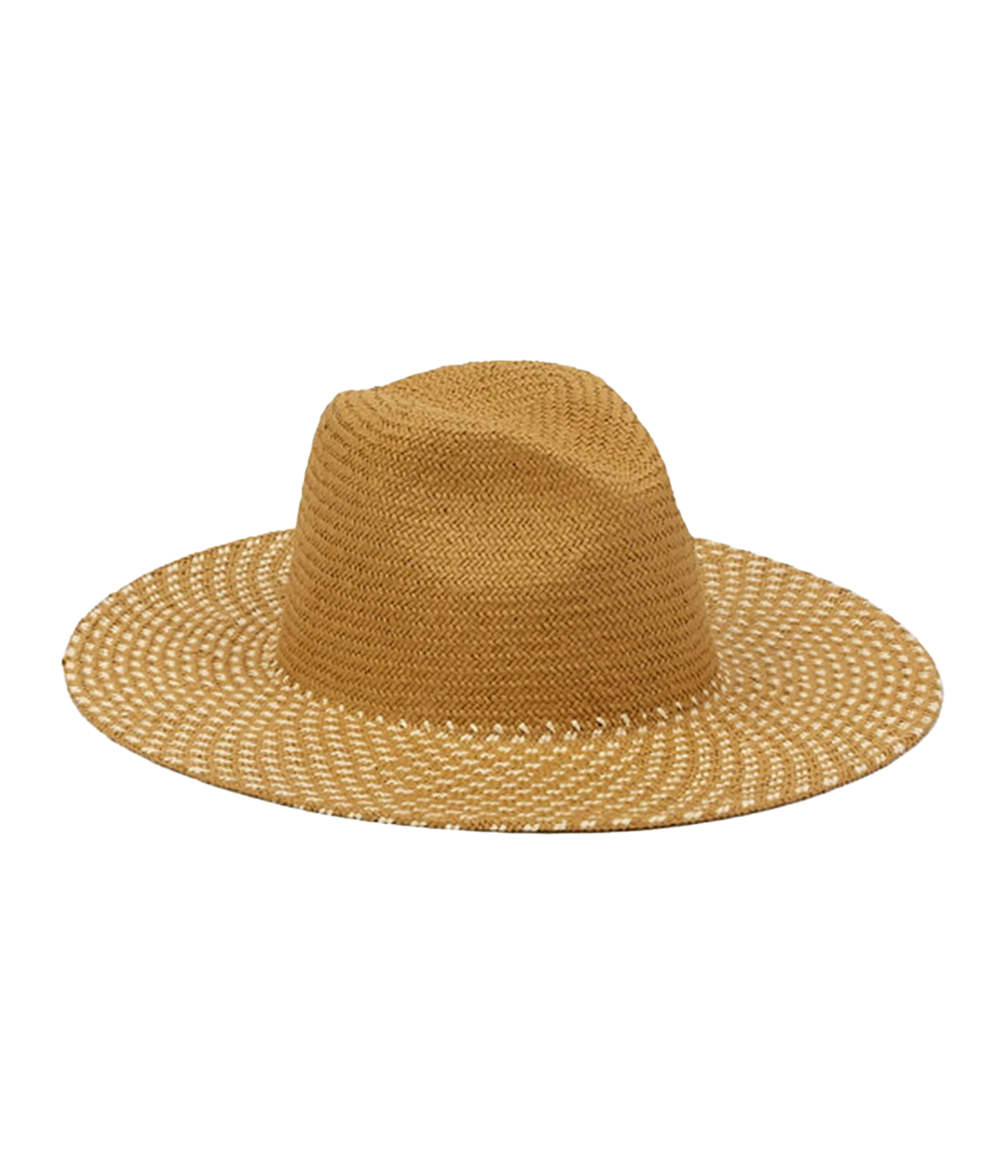 Packable Hat in Khaki White