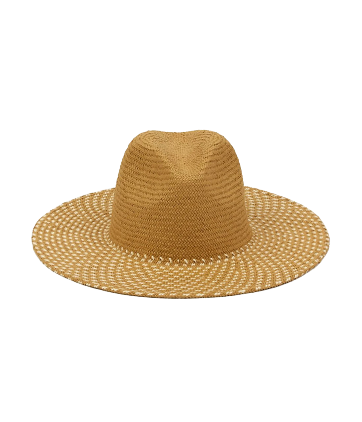 Packable Hat in Khaki White