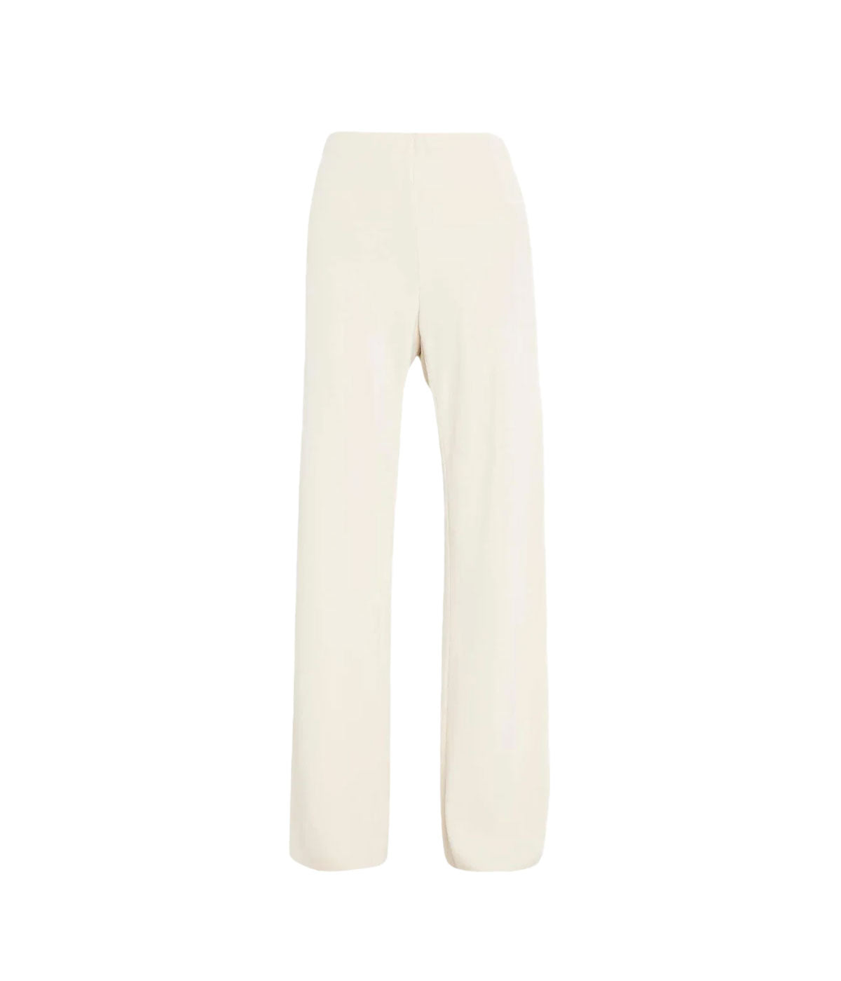 ALT Text: Soft draped bias-cut pants with an elasticised waistband in a Bon Bona shade, offering versatile style.