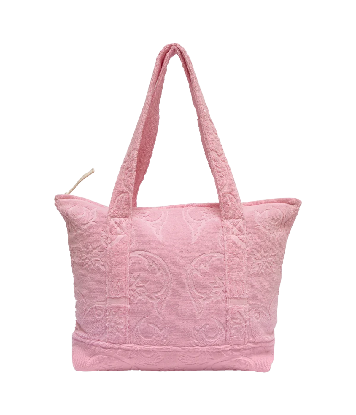 Beach Towel Shoulder Bag in Baby Pink