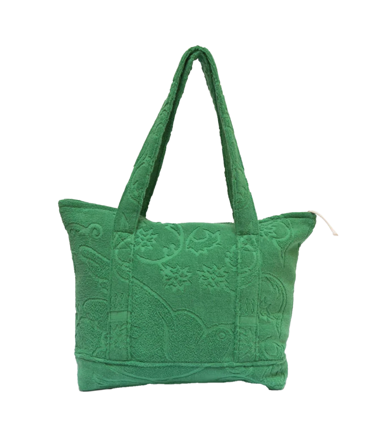 Beach Towel Shoulder Bag in Vert Mallorca