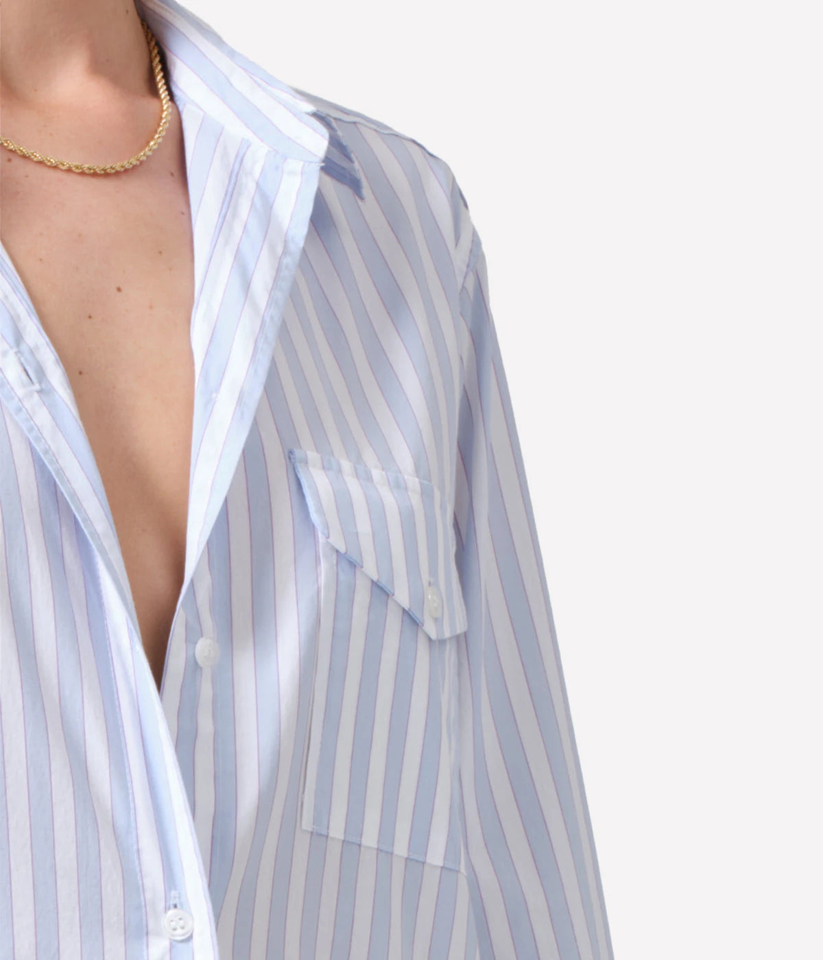 Shay Shirt in French Stripe