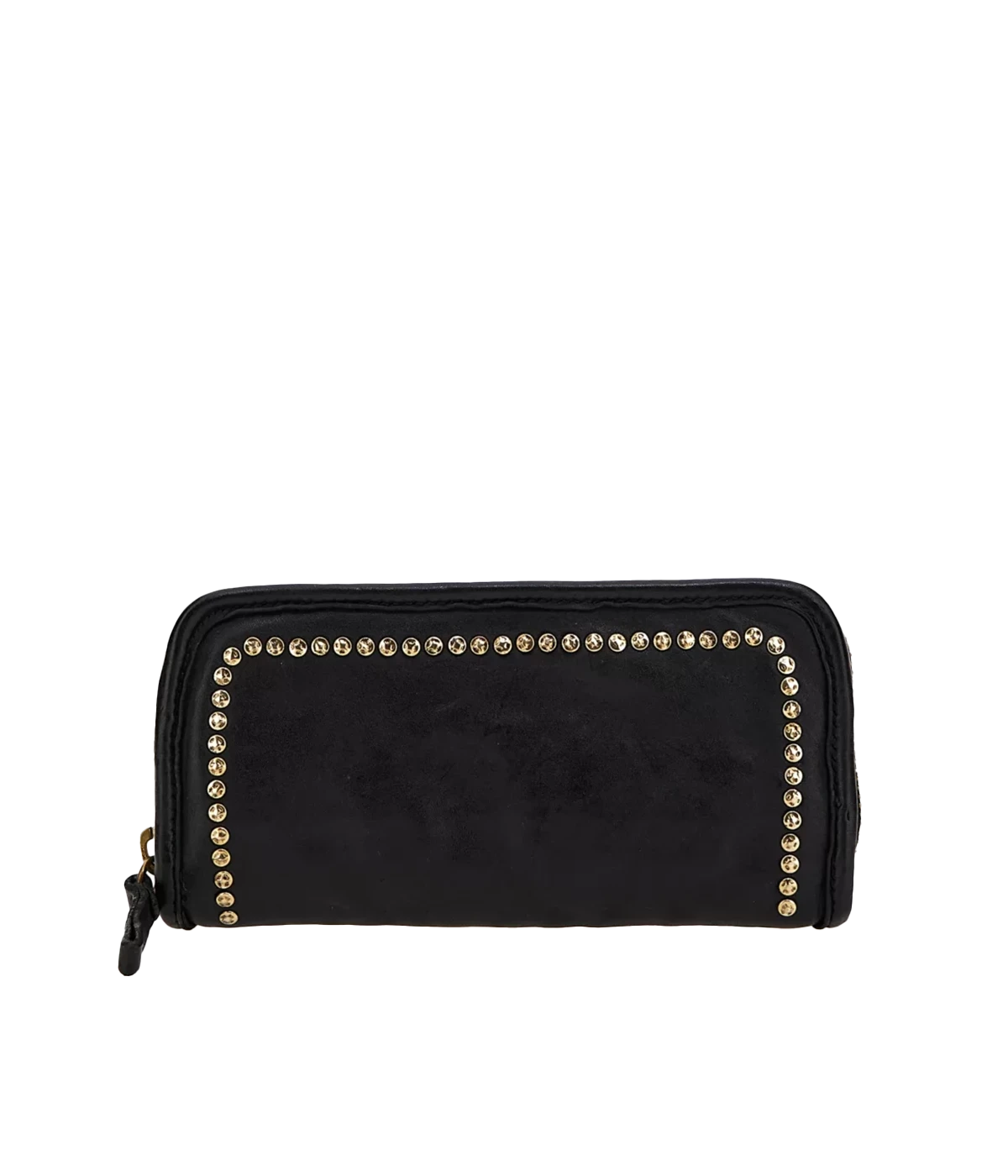 Small Studded Wallet in Black