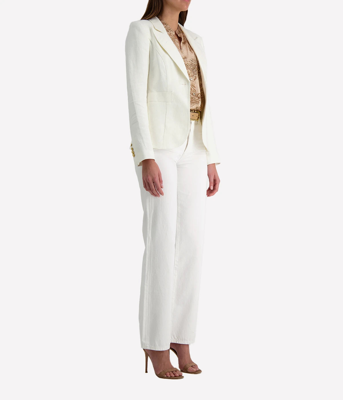 Classic Duchess Blazer in Ivory