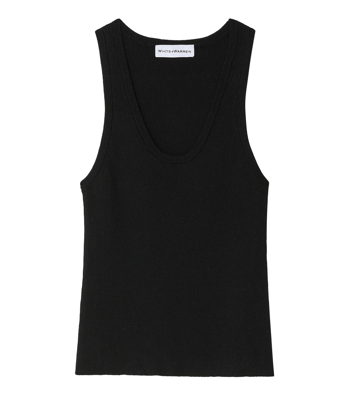 Superfine Merino Tank Top in Black