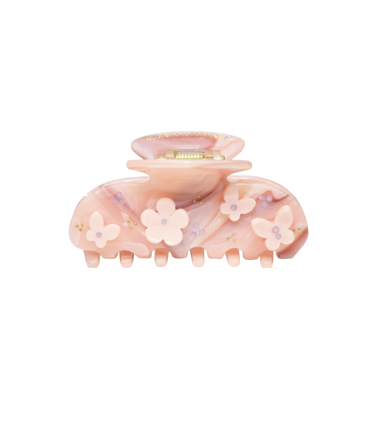 Sweethart Hair Clip in Pink Chantilly