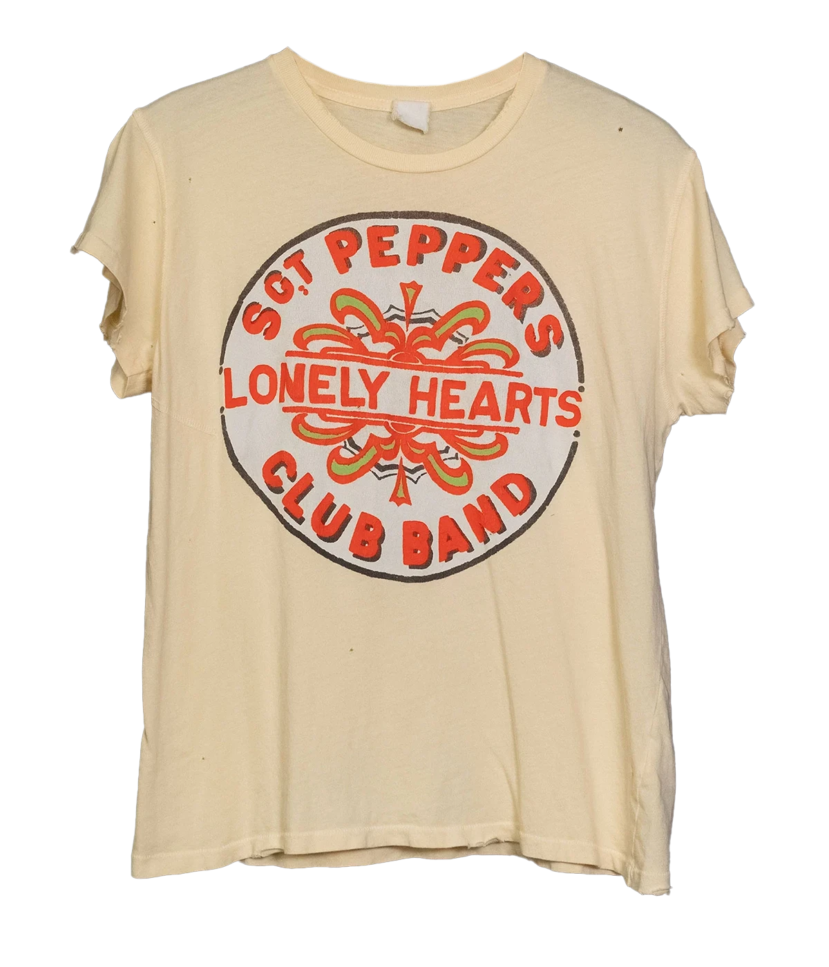 The Beatles Lonely Hearts Tee in Yellow Mello