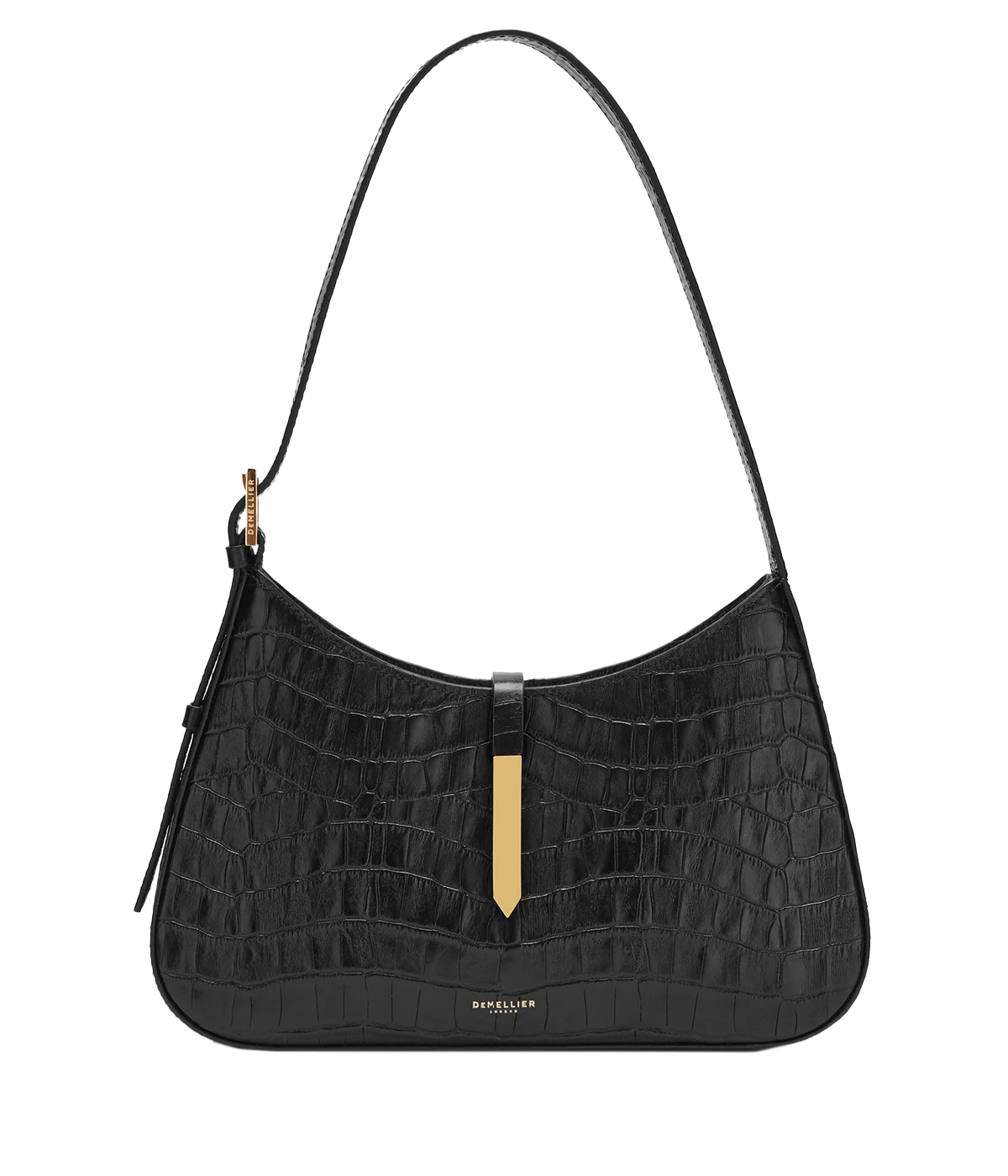 Tokyo Bag in Black Croc Effect